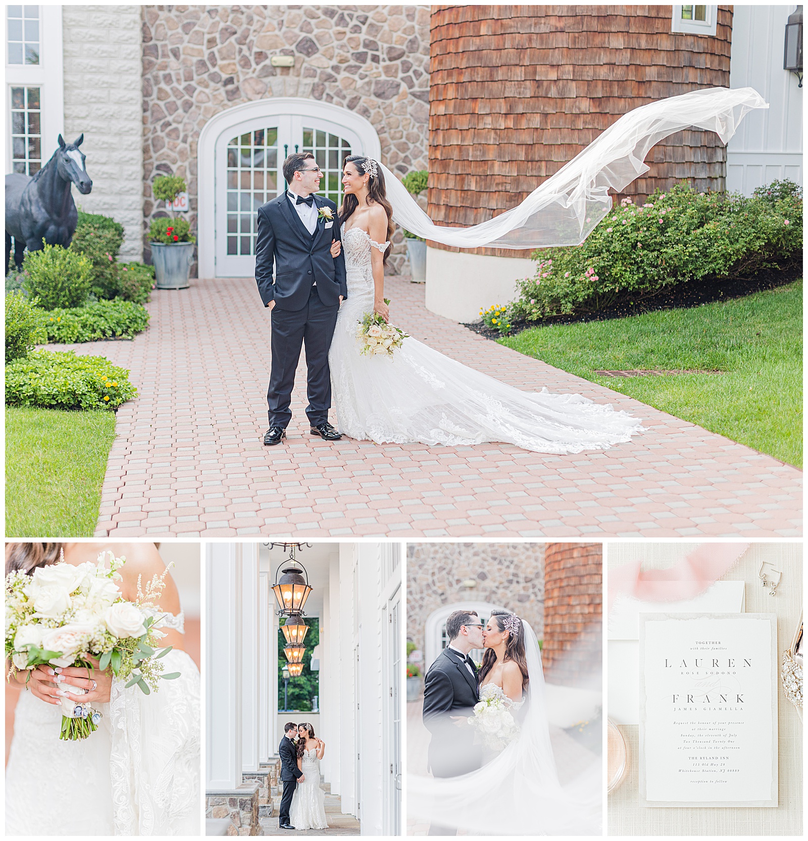 Rustic Ryland Inn Wedding in the Grand Ballroom | Whitehouse Station New  Jersey | Lauren and Frank Married 
