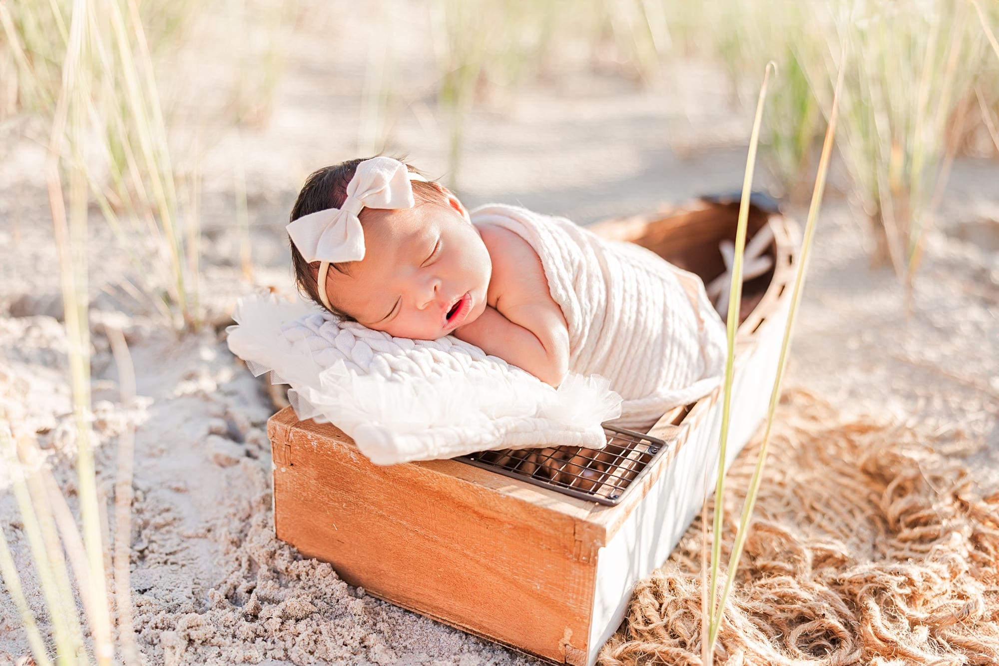newborn beach photography